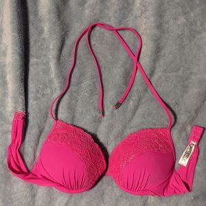 VS Hot Pink Bombshell Bikini Top